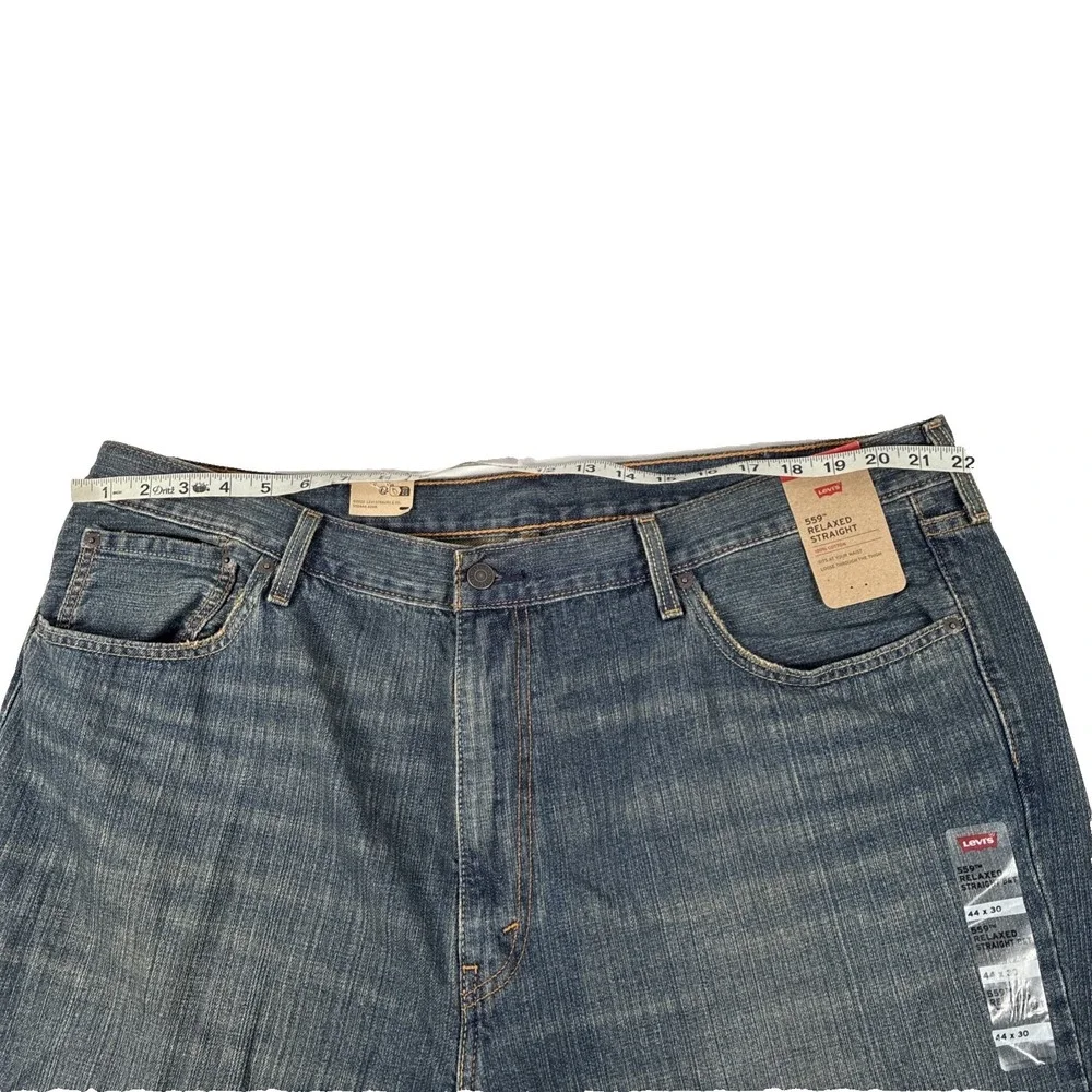 New Mens Levi's 559 Relaxed Straight Fit Denim Jeans Size 44x30 Big And Tall NWT